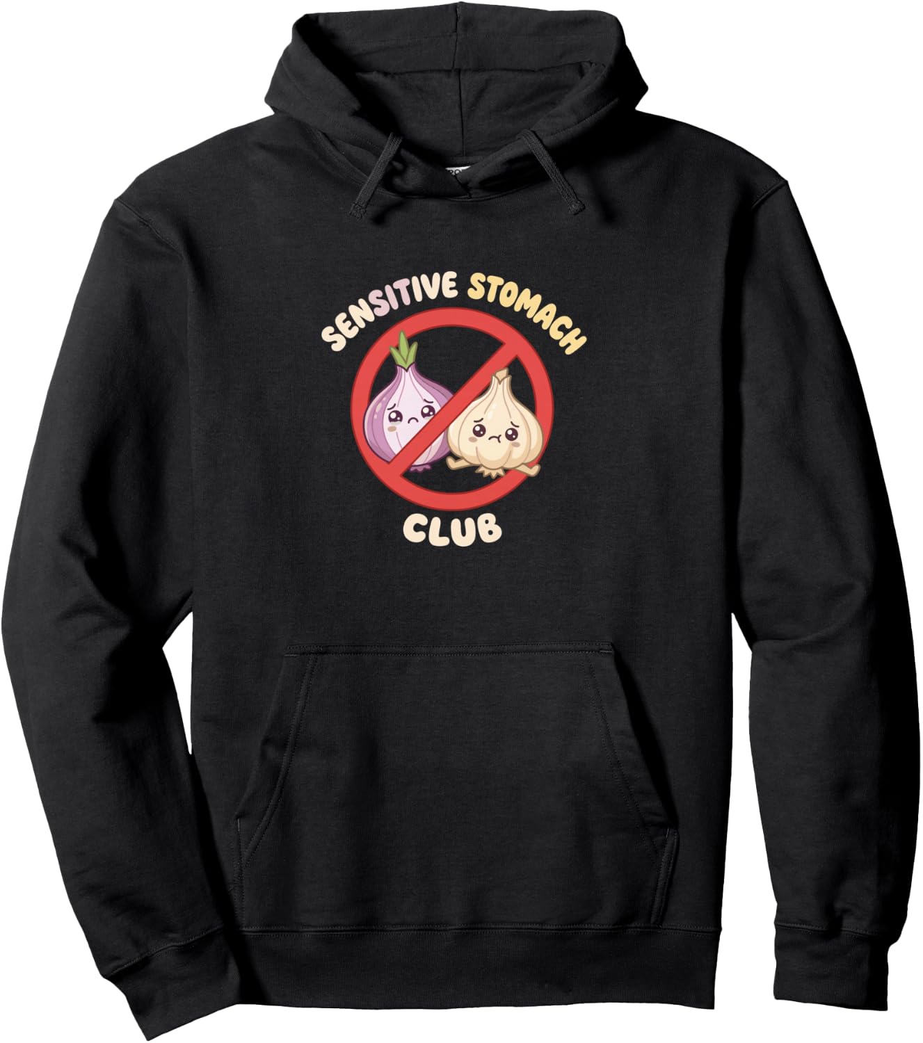 Sensitive Stomach Club Pullover Hoodie